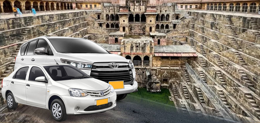 Udaipur to Abhaneri Taxi Service